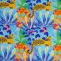 Preview: Baumwollstoff Motivdruck Jungle Jaguar bunt - Karina+Kind